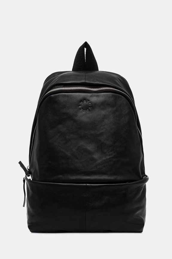 Kožený ruksak AllSaints FINN usňová koža čierna M093XD