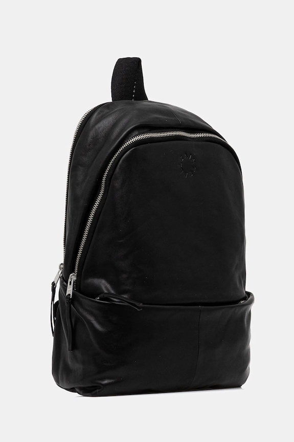 Kožený ruksak AllSaints FINN M093XD čierna SS26