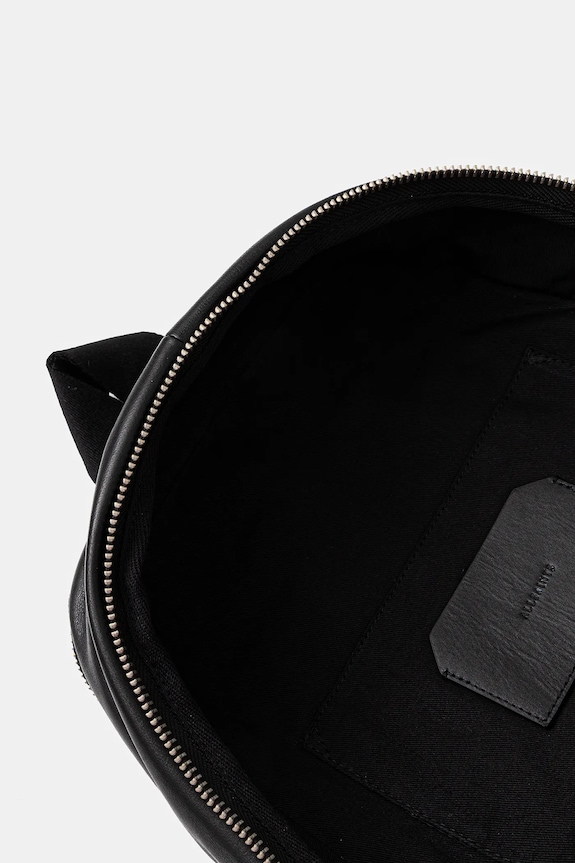Kožený ruksak AllSaints FINN M093XD čierna