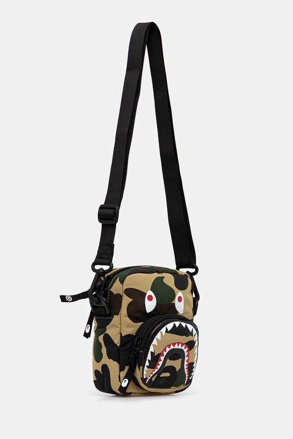 A Bathing Ape borsetta Camo Shark 001SGL301021M verde AW25