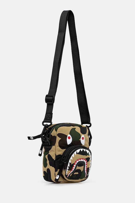 A Bathing Ape borsetta Camo Shark 001SGL301021M verde AW25