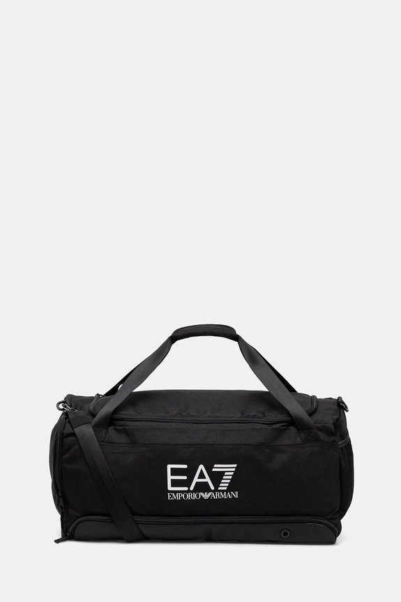 Športová taška EA7 Emporio Armani vzorovaný čierna AF19722.7X000013