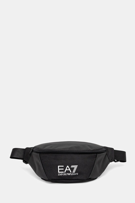 Сумка на пояс EA7 Emporio Armani печать чёрный AF19722.7X000073
