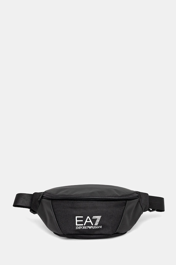 Сумка на пояс EA7 Emporio Armani печать чёрный AF19722.7X000073