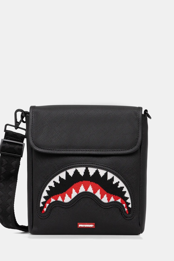 Malá taška Sprayground nášivka čierna 910B8026NSZ