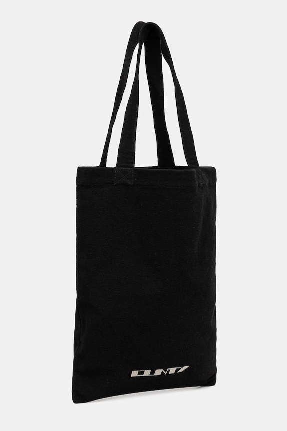 Bavlnená taška Rick Owens DRKSHDW Shopper DA02E7431.BMOEM6 čierna AW25