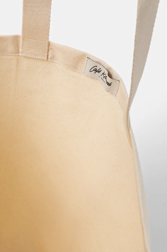 Café Kitsuné torba bawełniana Cappuccino Tote PU05108WB0013 beżowy