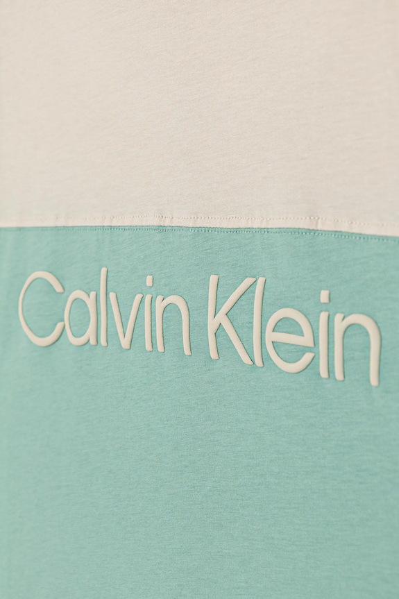 Αγορίστικα Παιδικό βαμβακερό μπλουζάκι Calvin Klein Jeans IB0IB02528.128.170.9BYA τιρκουάζ