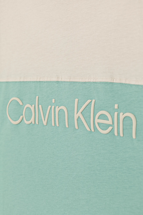 Αγορίστικα Παιδικό βαμβακερό μπλουζάκι Calvin Klein Jeans IB0IB02528.128.170.9BYA τιρκουάζ