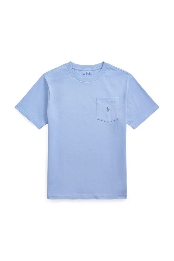 Футболка Polo Ralph Lauren круглый вырез голубой 323970333006