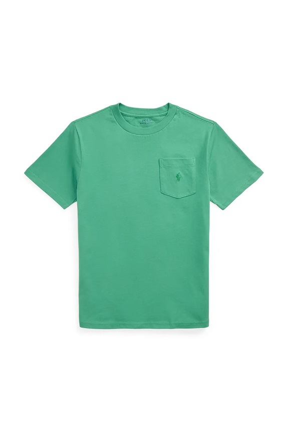 Μπλουζάκι Polo Ralph Lauren στρογγυλό πράσινο 323970333007