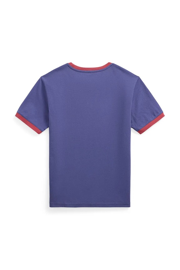 Polo Ralph Lauren gyerek pamut póló 323971297003 sötétkék AW25