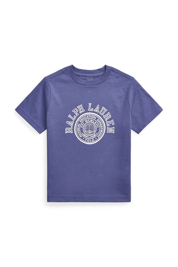 Μπλουζάκι Polo Ralph Lauren στάμπα σκούρο μπλε 322971317002