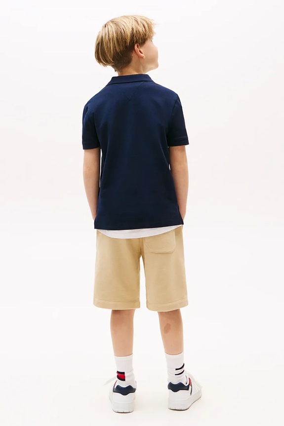 Pamučna polo majica Tommy Hilfiger mornarsko plava KB0KB09711.9BYA