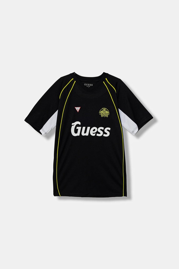 Detské tričko Guess V výstrih čierna L5YI09.KCXI0.9BYA