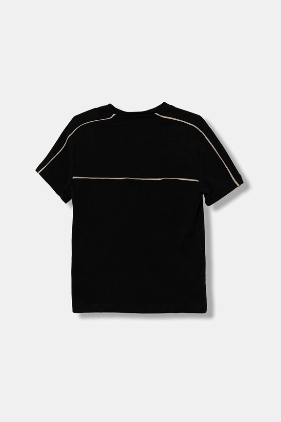Guess t-shirt bawełniany dziecięcy L5YI33.I3Z14.9BYA czarny AW25