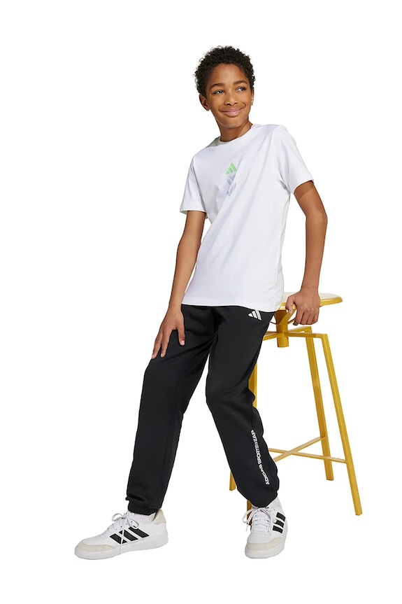 Dječja pamučna majica kratkih rukava adidas Performance JM8942