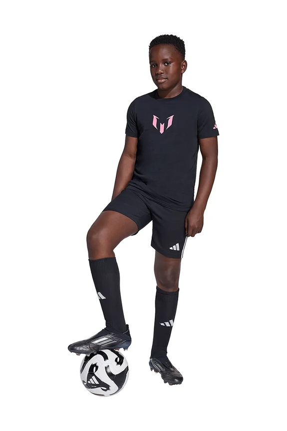 Παιδικό βαμβακερό μπλουζάκι adidas Performance MESSI JM8950