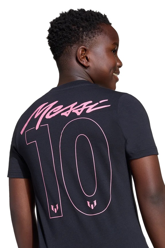 Παιδικό βαμβακερό μπλουζάκι adidas Performance MESSI JM8950