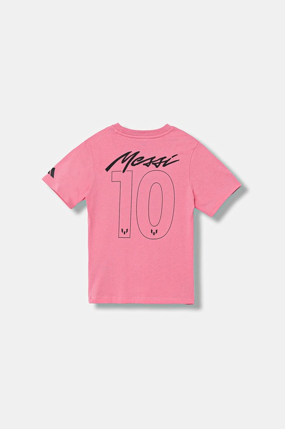 Băieți adidas Performance tricou din bumbac MESSI JM8952 roz