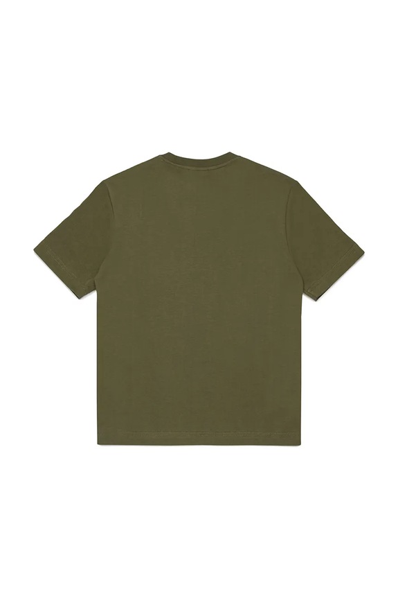 Diesel gyerek pamut póló TPATCH OVER T-SHIRT J02469 zöld SS26