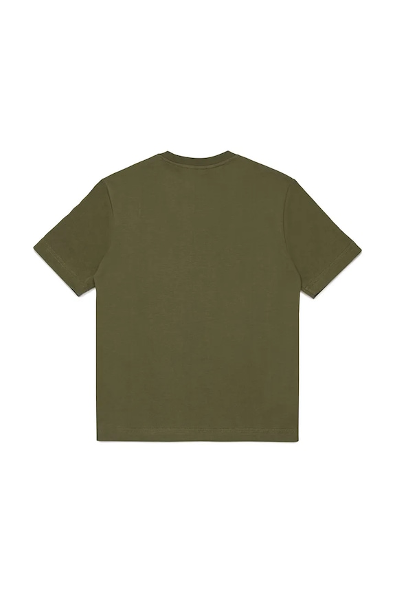 Diesel gyerek pamut póló TPATCH OVER T-SHIRT J02469 zöld SS26