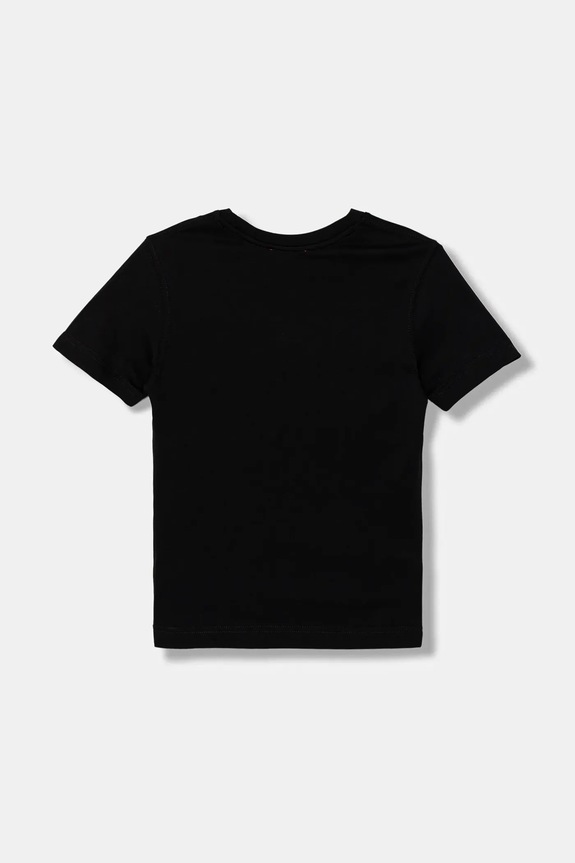 Dječja pamučna majica kratkih rukava Diesel TADJUSTK14 T-SHIRT J02475.00YI9 crna SS26