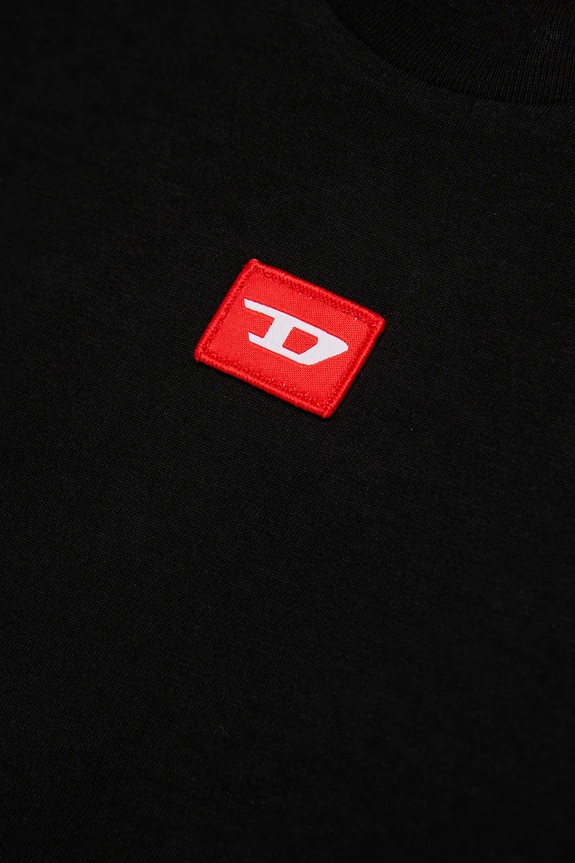Dječja pamučna majica kratkih rukava Diesel TXDIEGO T-SHIRT crna J02501