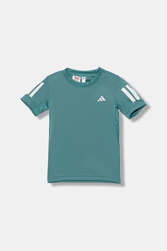 Dětské tričko adidas Performance potisk tyrkysová JX8206