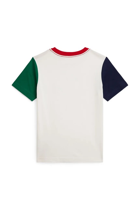 Polo Ralph Lauren t-shirt in cotone per bambini 322P02588002 bianco AW25