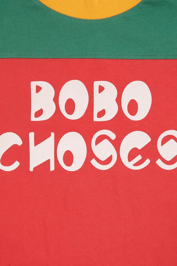 Detské bavlnené tričko Bobo Choses červená 225AC133