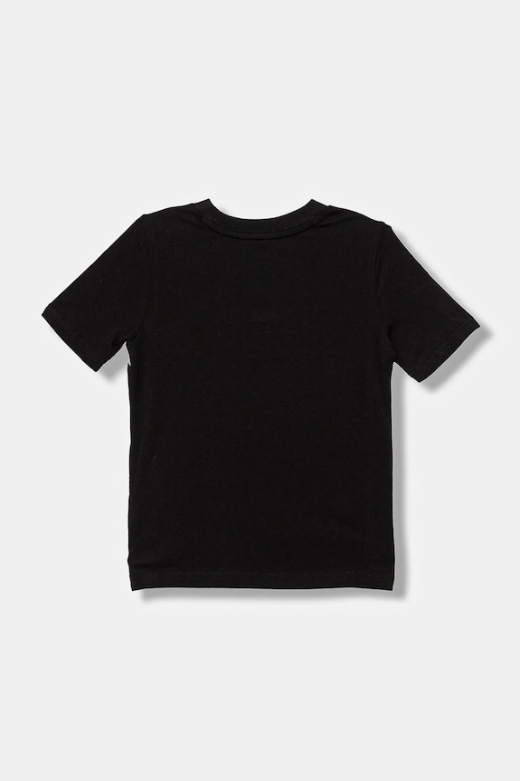 Παιδικό βαμβακερό μπλουζάκι Puma ESS BLOCK Small Logo Tee B 689120. μαύρο AW25
