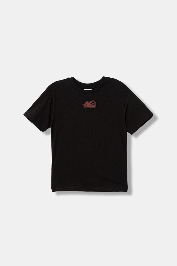 Βαμβακερό μπλουζάκι Puma PUMA X SONIC Relaxed Graphic Tee στάμπα μαύρο 632381