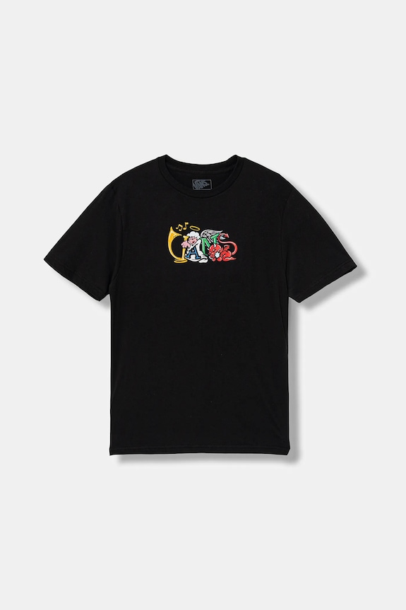 Vans t-shirt bawełniany dziecięcy Vans Good Baddy SS nadruk czarny VN000PY7BLK1