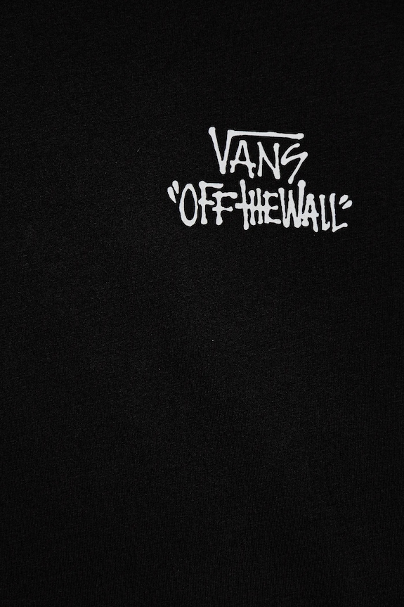 Chłopiec Vans t-shirt bawełniany dziecięcy Stomper SS VN000Q02BLK1 czarny