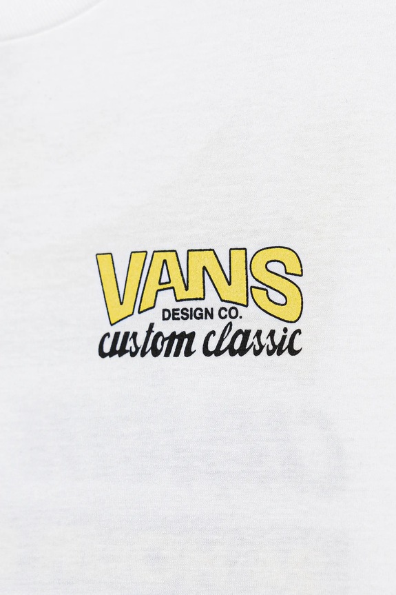 Αγορίστικα Παιδικό βαμβακερό μπλουζάκι Vans Shop Front SS VN000R02WHT1 λευκό
