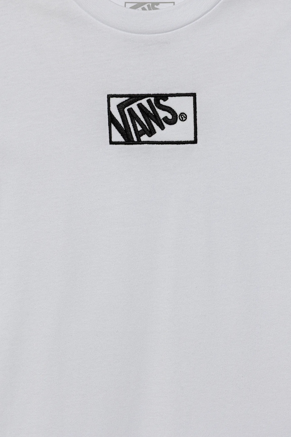 Chlapec Detské bavlnené tričko Vans BY BLOCKED BOX SS TEE VN000RBCWHT1 biela