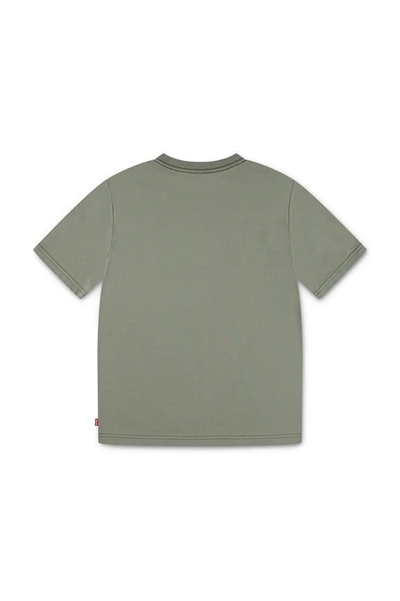 Levi's t-shirt dziecięcy SUNRISE DESERT TEE 8EN991 zielony AW25
