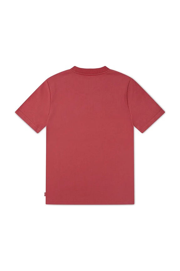 Levi's t-shirt dziecięcy STREAMLINE MONOGRAM TEE 8EP035 czerwony AW25