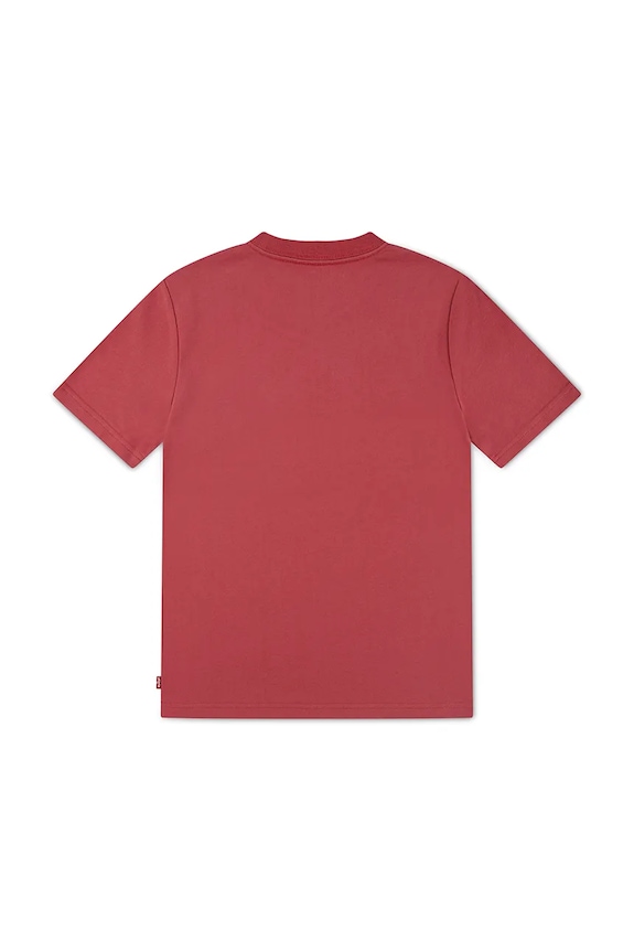 Levi's t-shirt dziecięcy STREAMLINE MONOGRAM TEE 8EP035 czerwony AW25