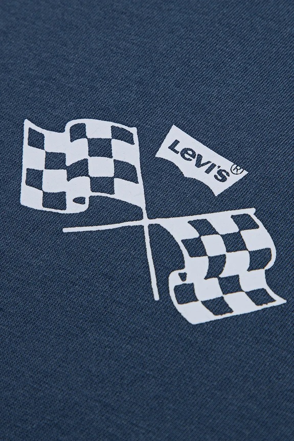 Detské tričko Levi's SPEED TRIALS TEE tmavomodrá 8EP039