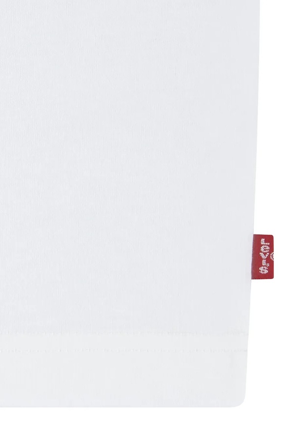 Levi's t-shirt dziecięcy RACE TO THE FINISH TEE biały 9EN609