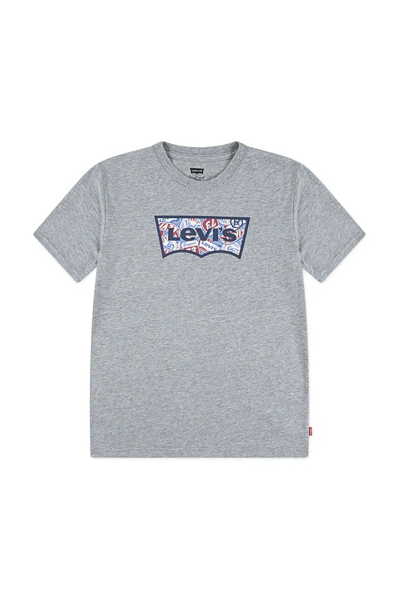 Levi's t-shirt dziecięcy ON THE ROAD BATWING TEE pozostałe szary 9EN945