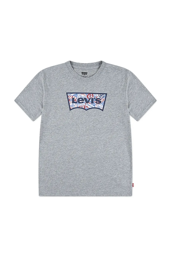 Levi's t-shirt dziecięcy ON THE ROAD BATWING TEE pozostałe szary 9EN945