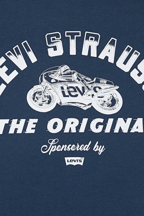 Fiú Levi's gyerek póló SPEED TRIALS TEE 9EP039 sötétkék