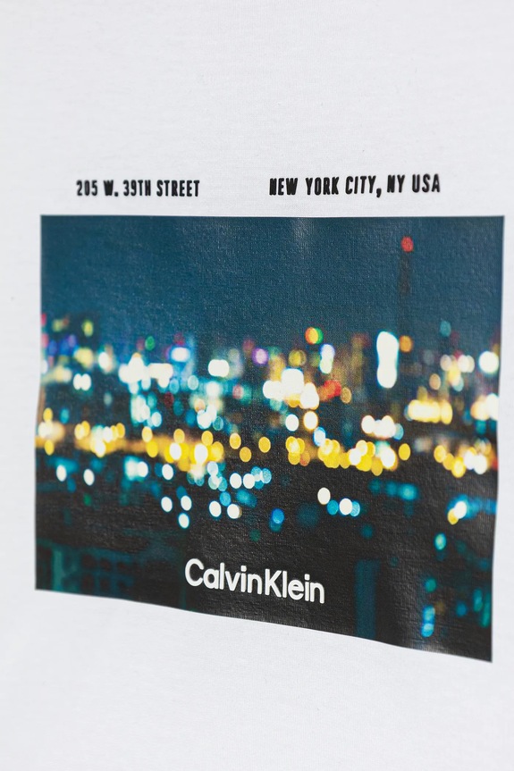 Băieți Calvin Klein Jeans tricou IB0IB02630.9BYA alb