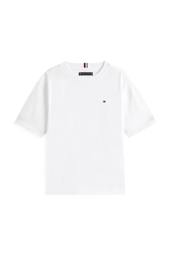 Tommy Hilfiger tričko detské bavlnené KB0KB09646.74.122.9BYA biela SS26