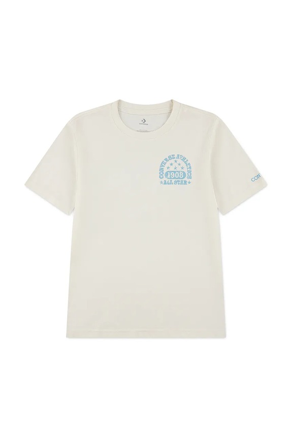 Converse t-shirt dziecięcy nadruk beżowy 9CH455