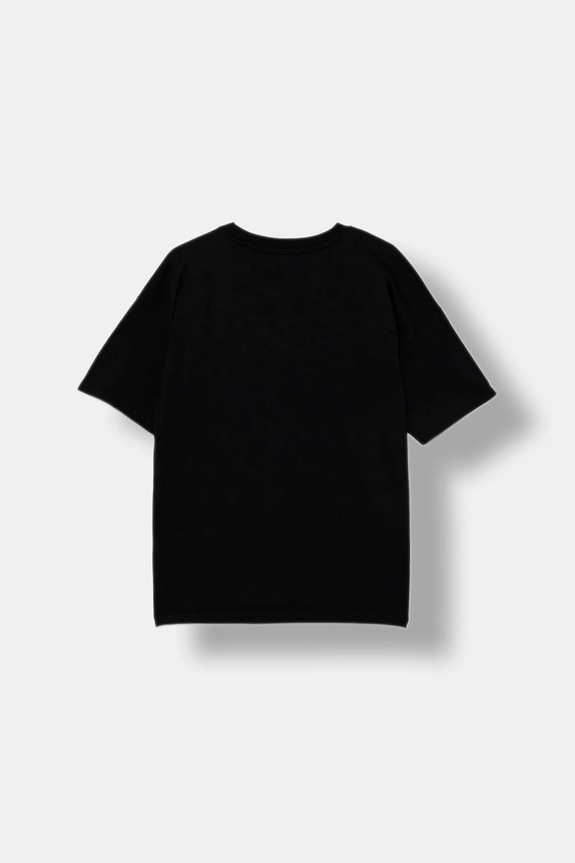 Guess t-shirt bawełniany dziecięcy L5BI16.KCNQ4.9BYA czarny AW25