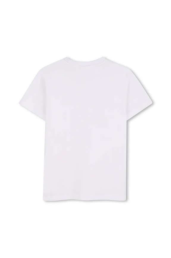 HUGO tricou de bumbac pentru copii G00433.114.150 alb AW25